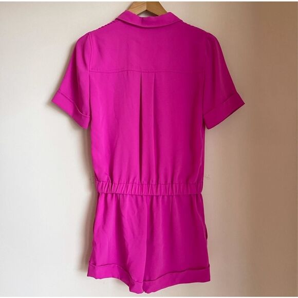 Parosh H Romper Womens Extra Small Jumpsuit Shorts Fuchsia - Picture 6 of 10